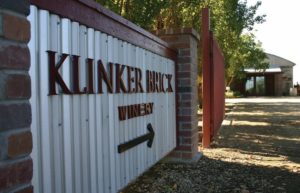 image of klinker brick winery sign