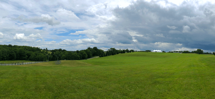 Photo of the original site of Woodstock 1969 as part of the blog post Multi-Day Music Festivals. Photo date 6/24/2015