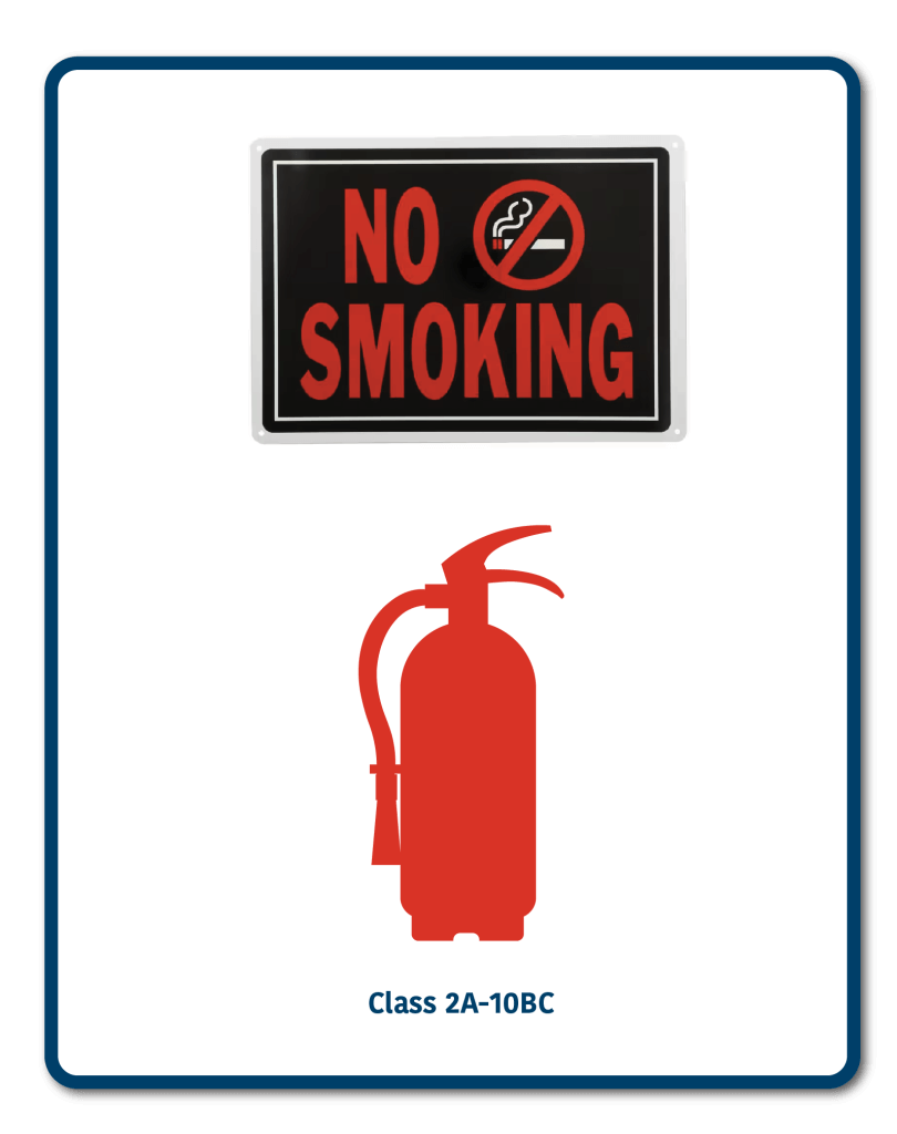 Made in the Shade Fire Extinguisher package