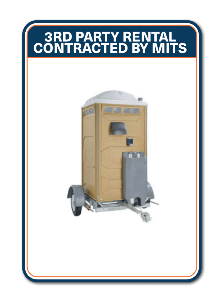 3RD PARTY SECURED PORTABLE RESTROOOM